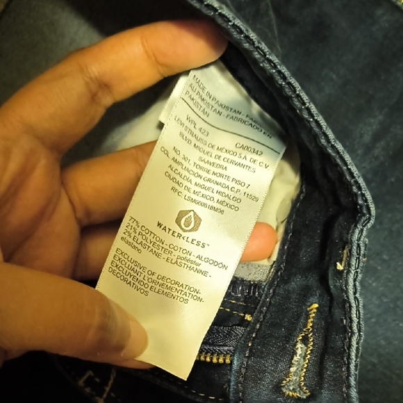 Signature by Levi Strauss | Navy Ankle Jeans - Picture 3 of 6